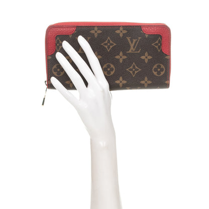Louis Vuitton Monogram Retiro Zippy Wallet Cherry 2 of 7