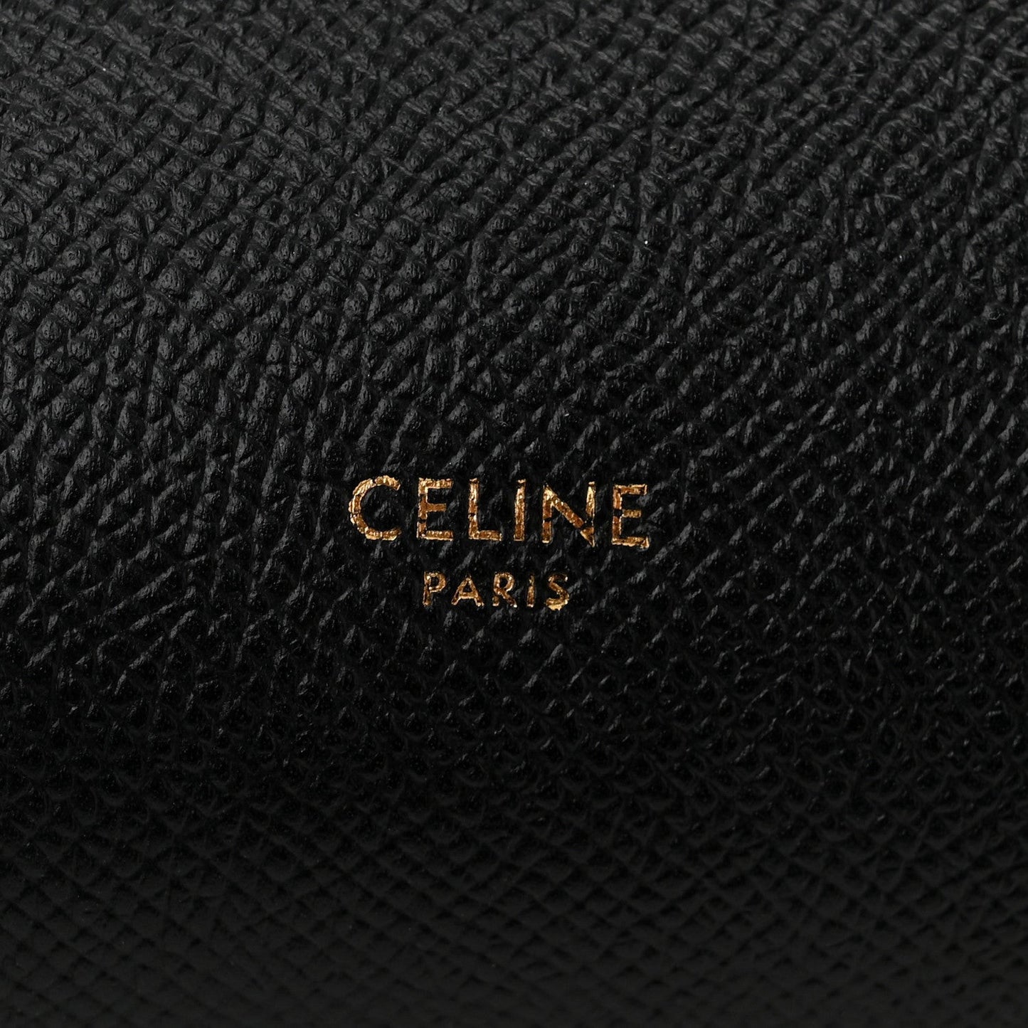 Grained Calfskin Mini Belt Bag Black