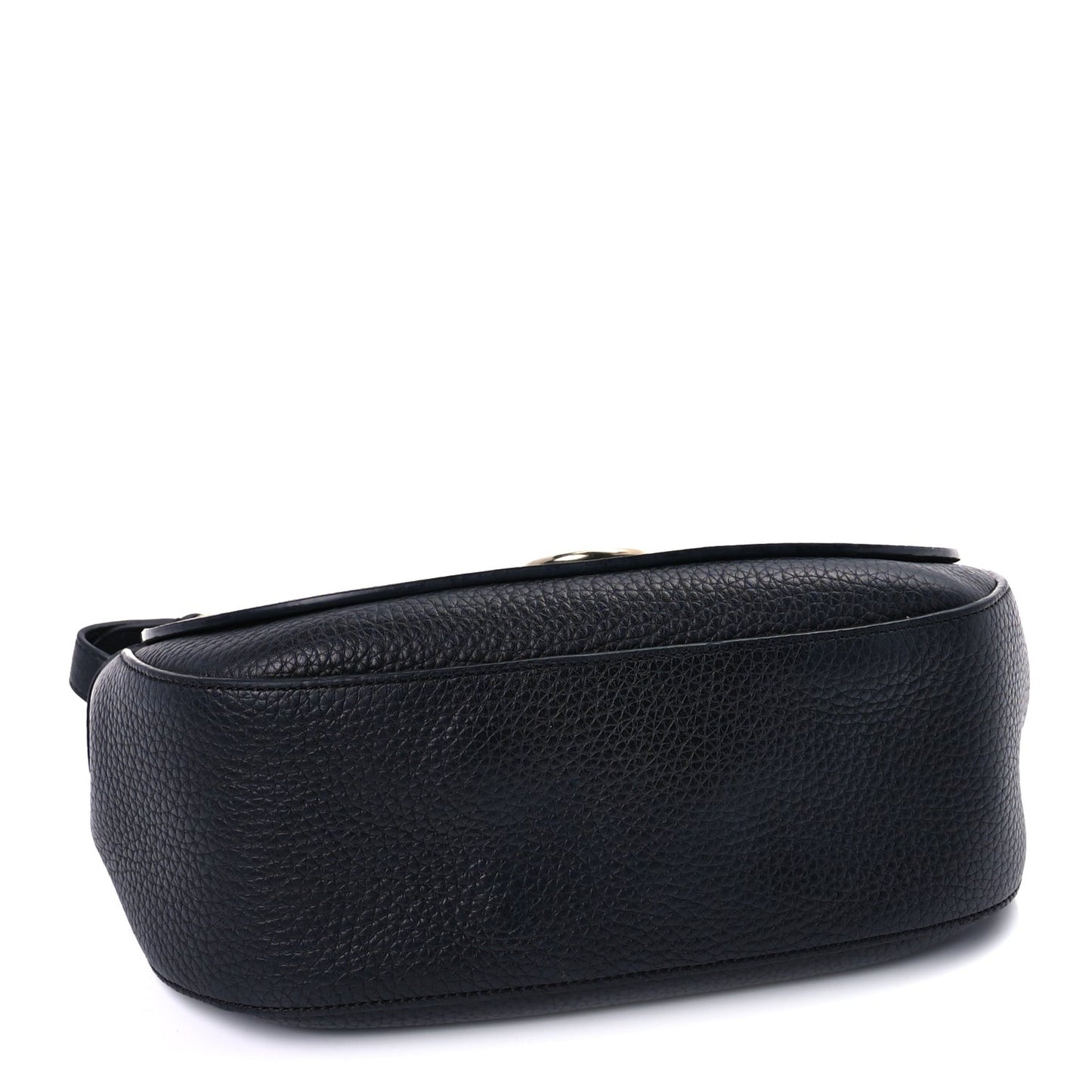Small Classic Grain Calfskin Small Amberley Satche Black