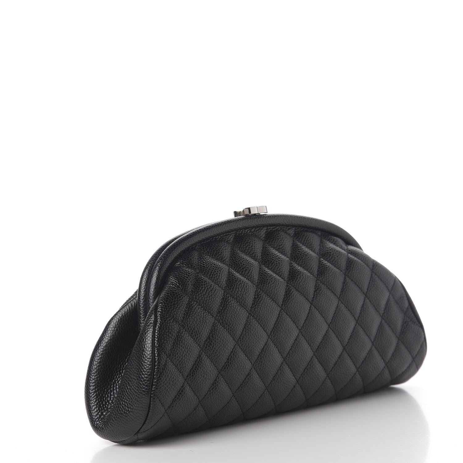 Chanel Caviar Quilted Timeless Clutch Black 2 of 9