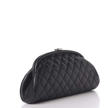 Chanel Caviar Quilted Timeless Clutch Black 2 of 9