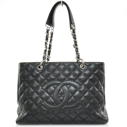 Chanel Caviar Quilted Grand Shopping Tote GST Black 2 of 11