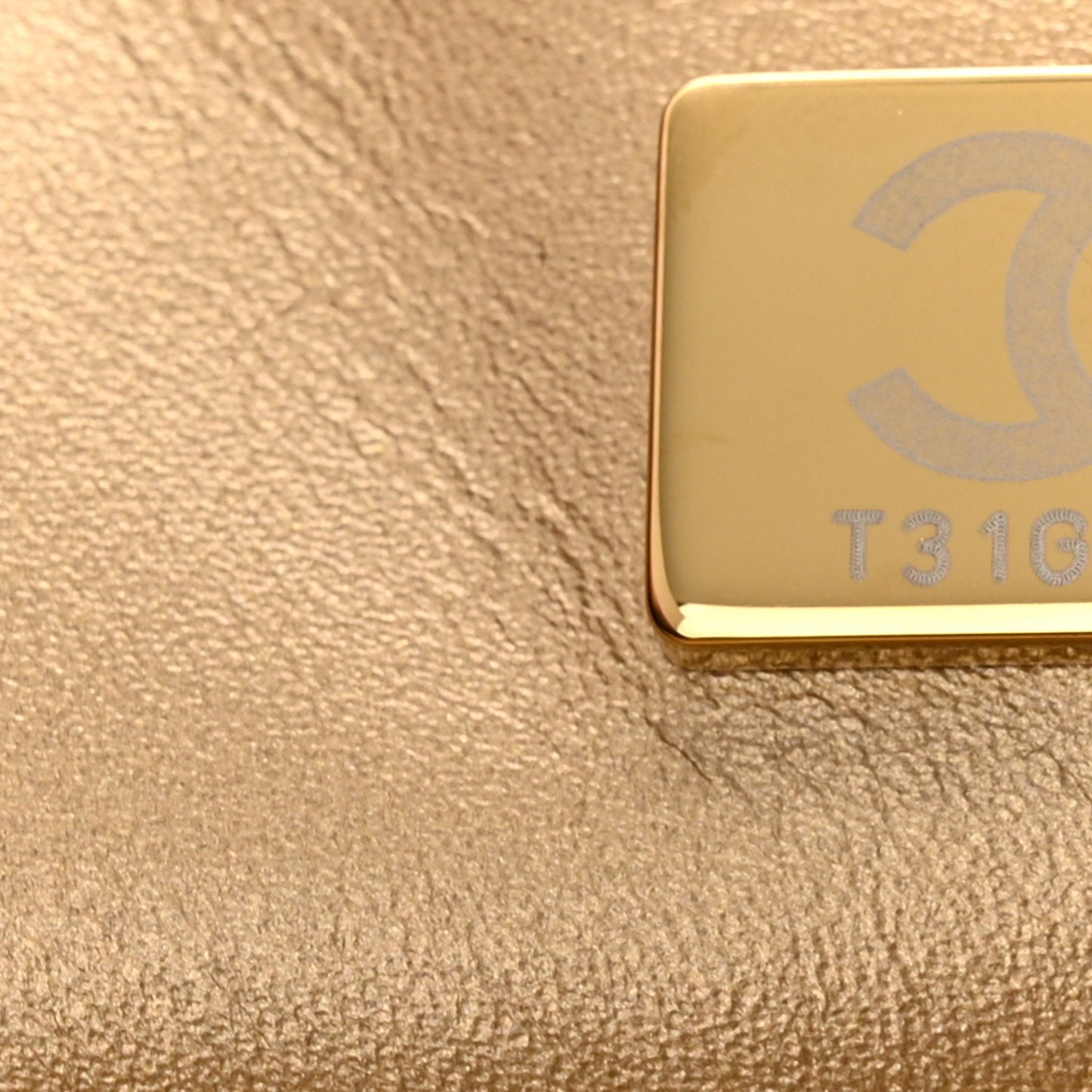 Lambskin Quilted Mini Rectangular Pearl Crush Flap Black