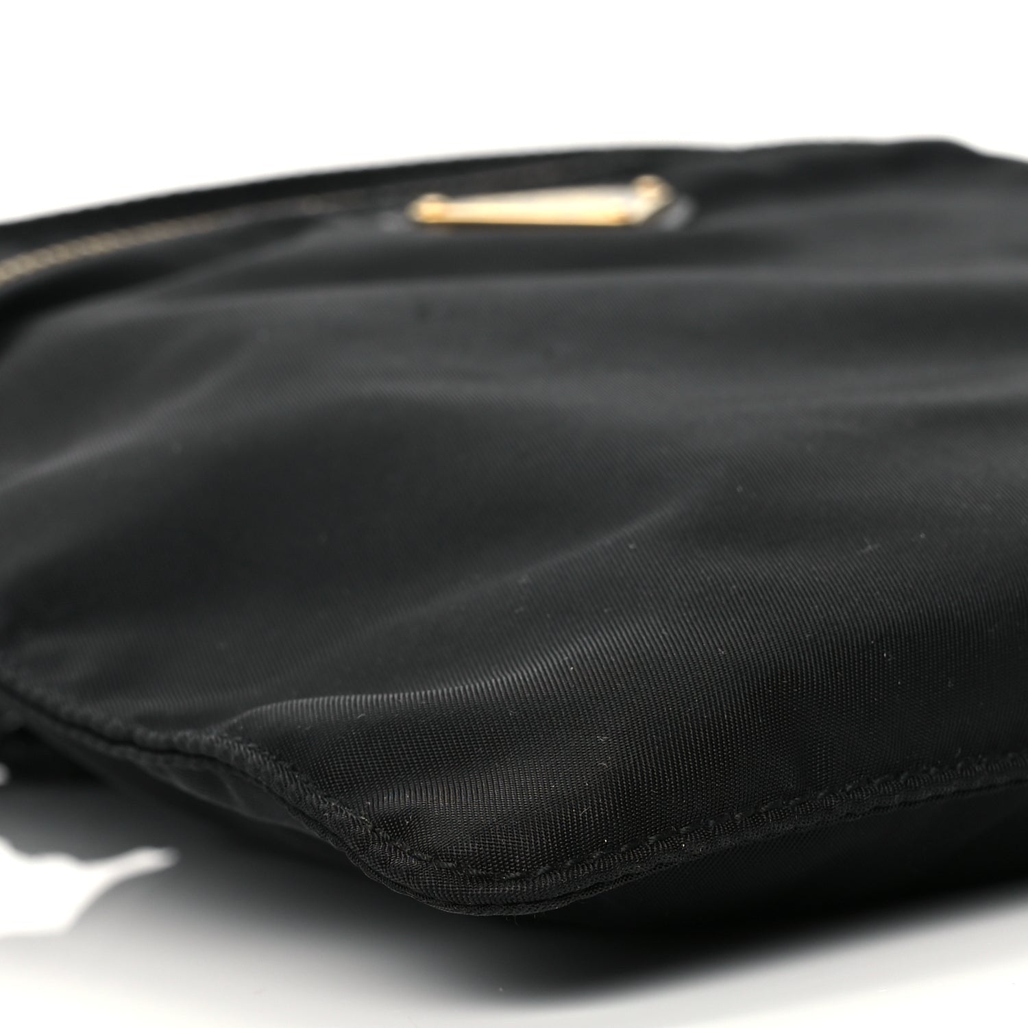 Prada Nylon Vela Flat Messenger Bag Black 8 of 11