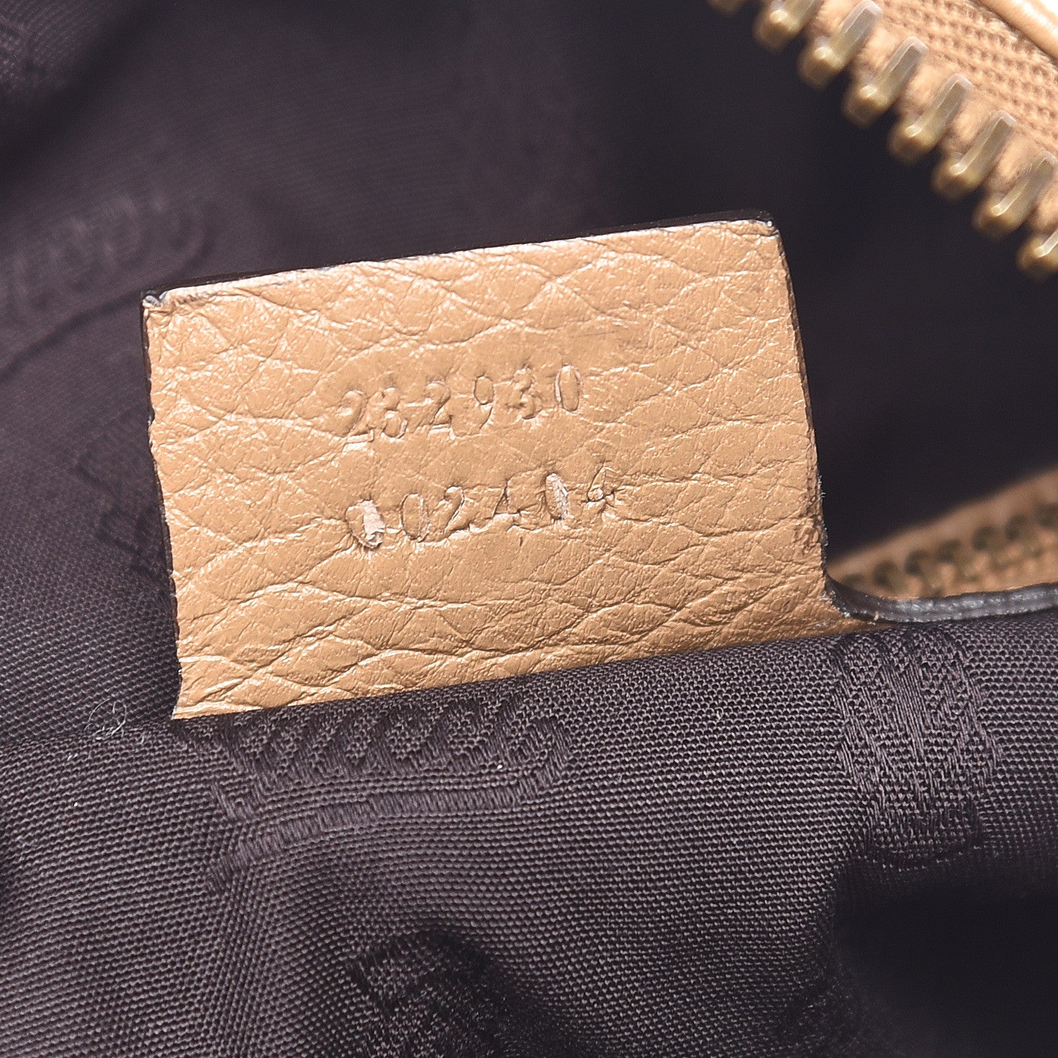 Gucci Pebbled Calfskin Medium Jungle Hobo Beige 7 of 11