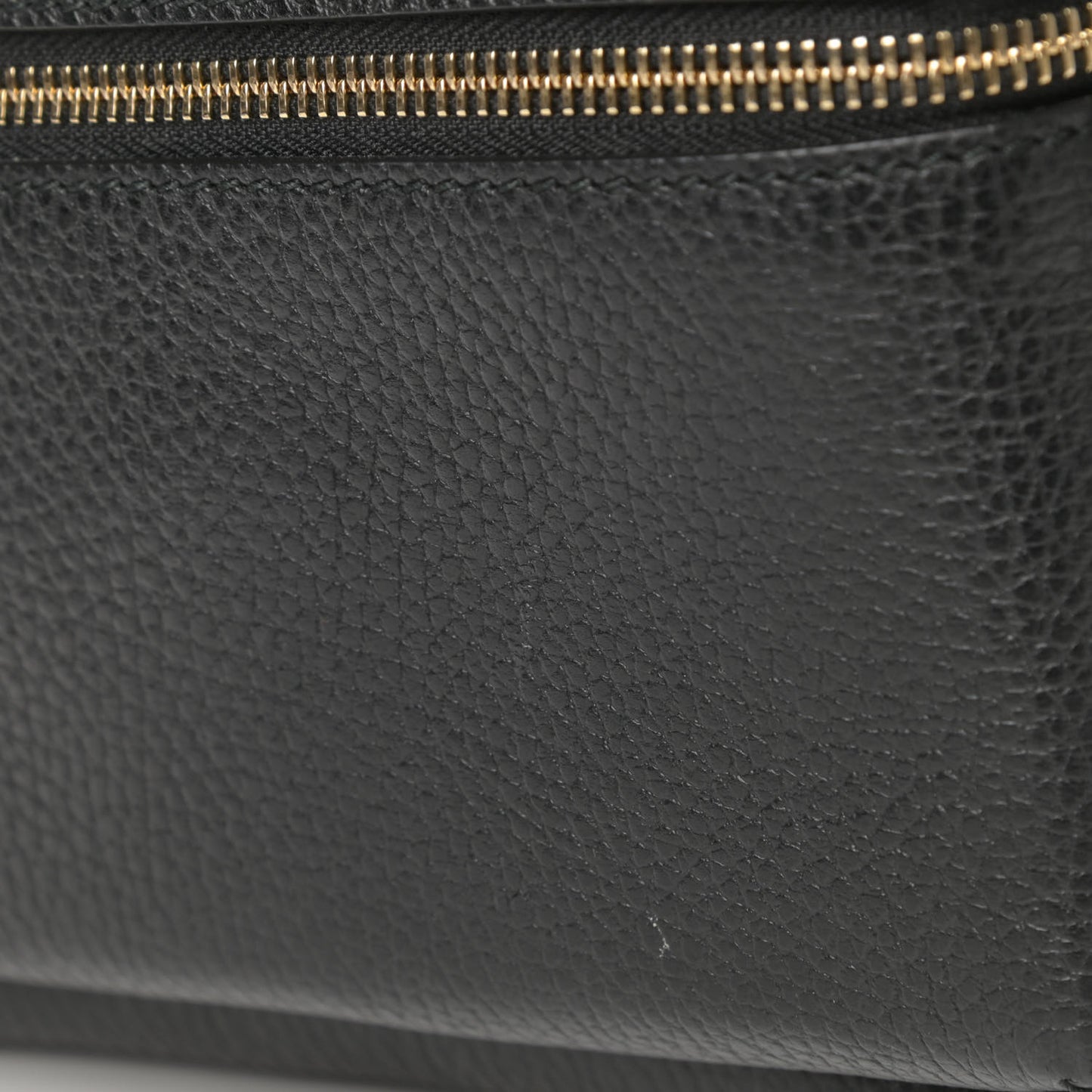 Pebbled Calfskin Soho Chain Backpack Black