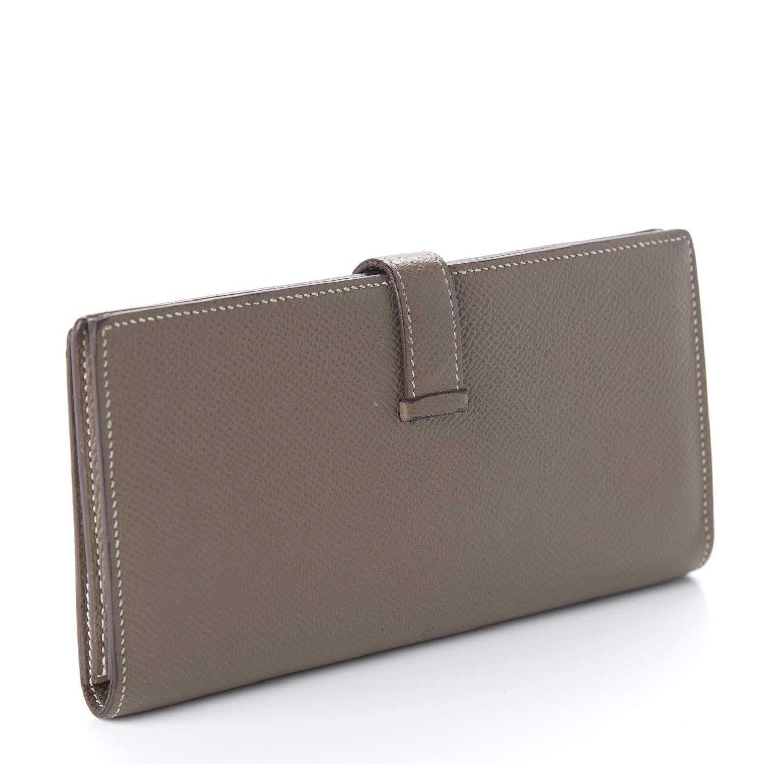 Hermes Epsom Bearn Gusset Wallet Etoupe 3 of 9