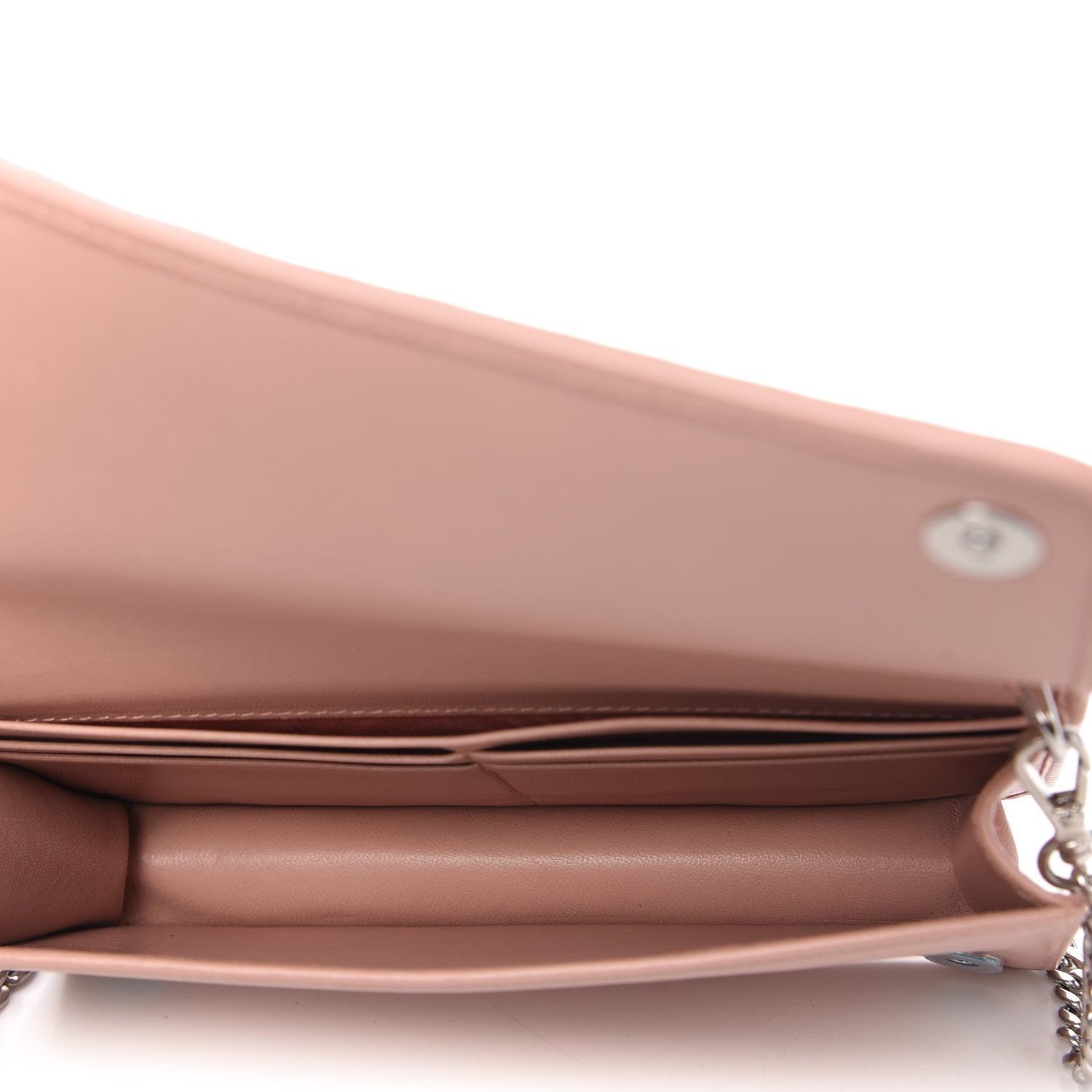 Prada Nappa Gaufre Wallet On Chain Orchidea 5 of 10