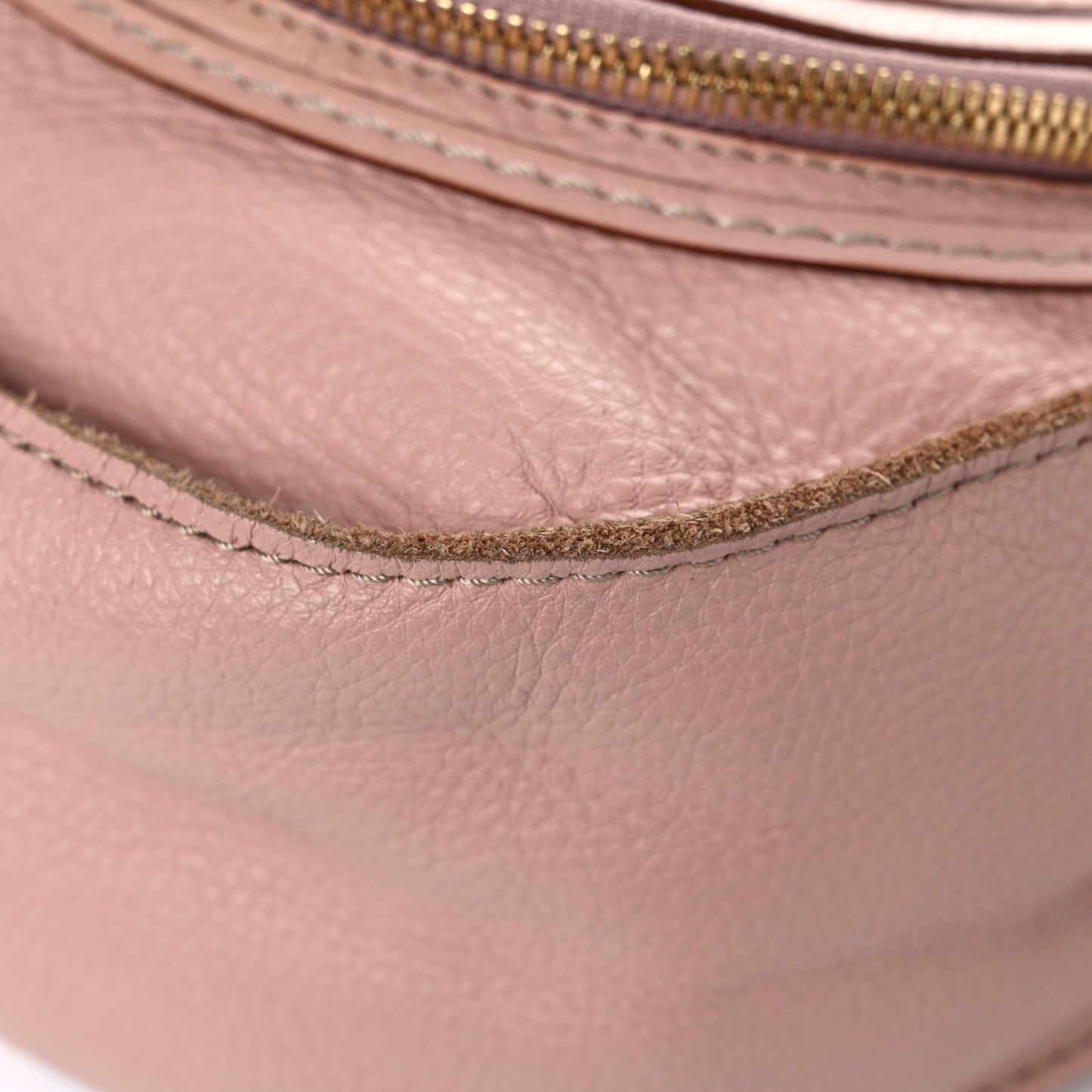 Calfskin Medium Marcie Round Zip Crossbody Blush Nude