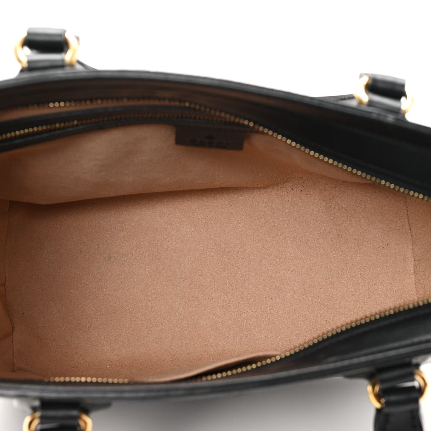 ssima Small Zippered Bucket Tote Black