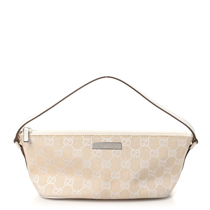 Gucci Monogram Boat Pochette White 1 of 10