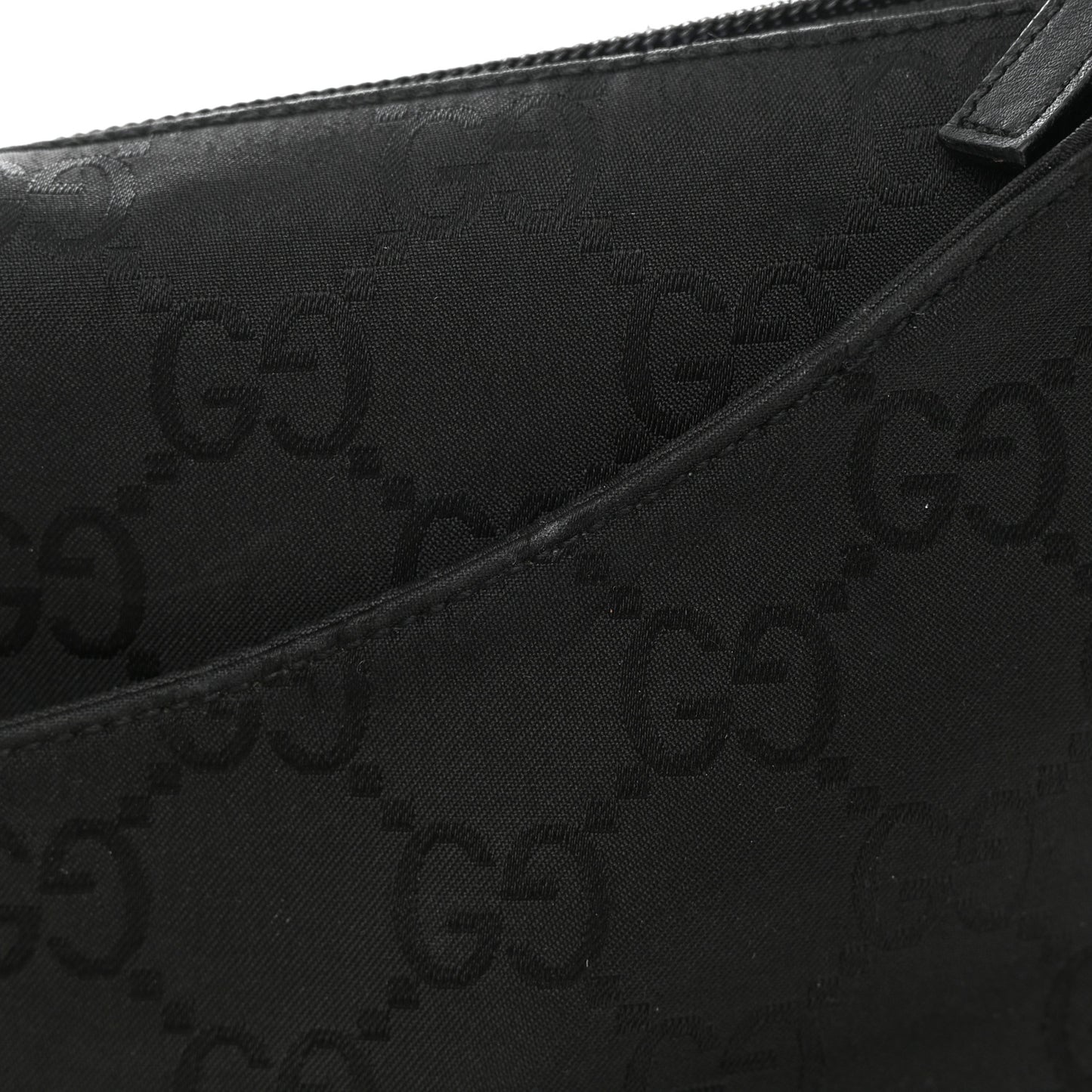 Nylon Monogram Extra Large Satchel Black
