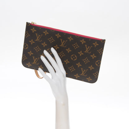 Louis Vuitton Monogram Neverfull MM GM Pochette Pivoine 2 of 7
