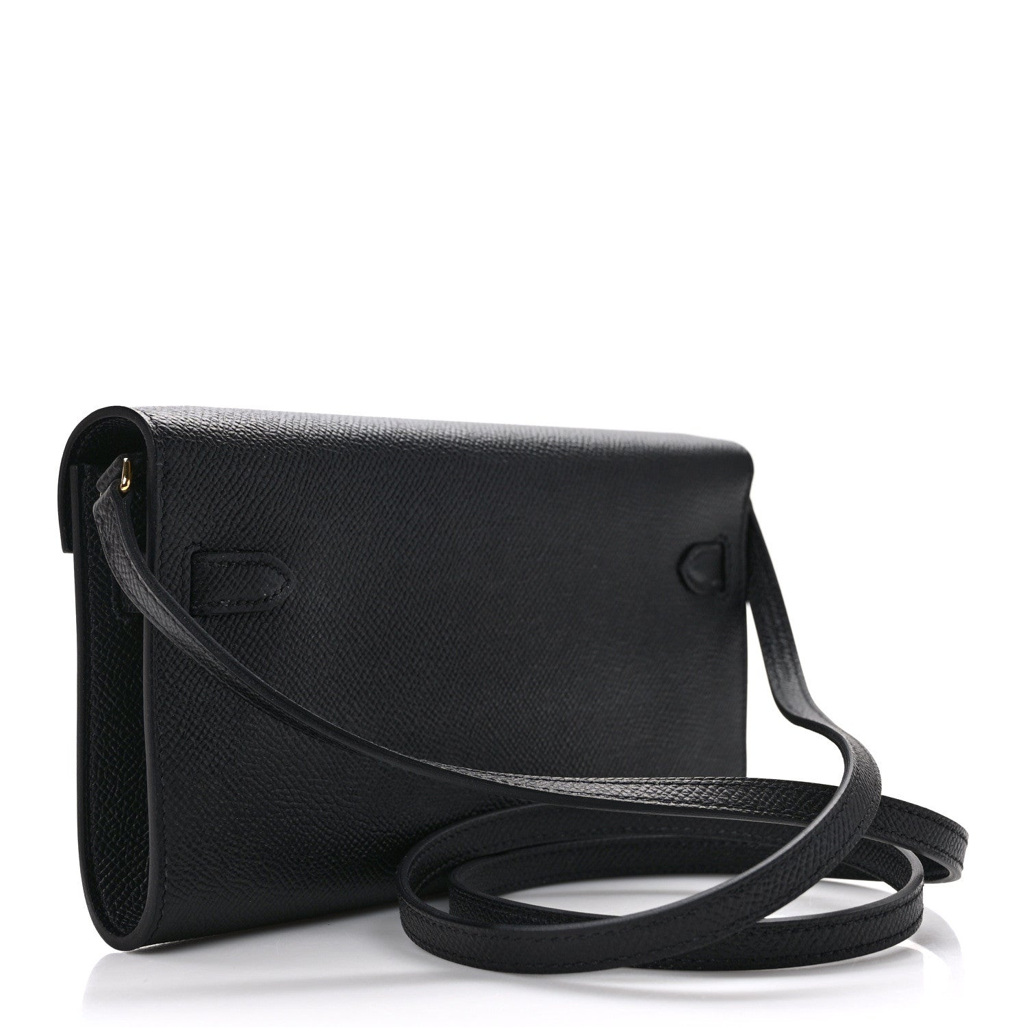Hermes Epsom Kelly Wallet To Go Black 3 of 11