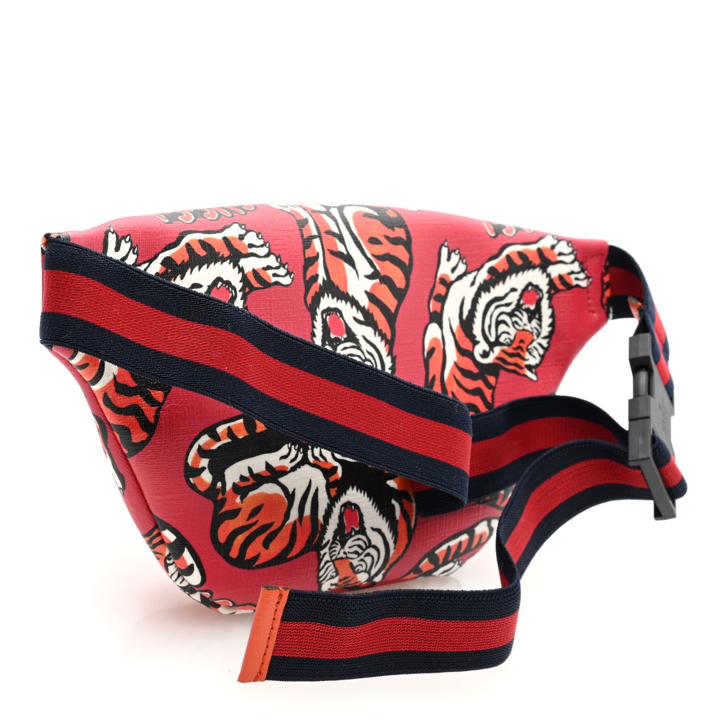 GG Supreme Monogram Angry Cat Print Childrens Belt Bag Multicolor