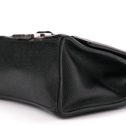 Balenciaga Grained Calfskin Hourglass Top Handle Bag XS Black 8 of 8