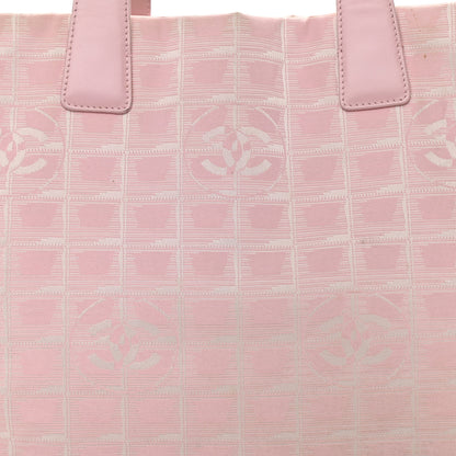 Chanel Nylon Travel Large Tote Pink 9 of 11
