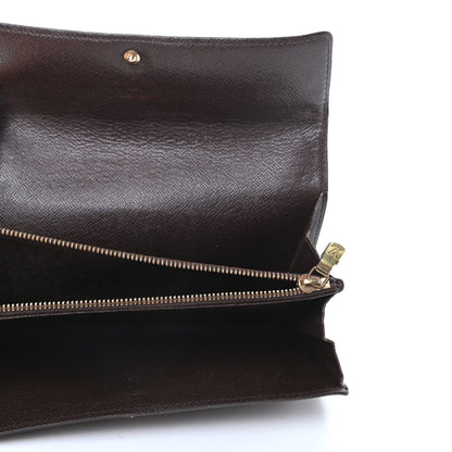 Louis Vuitton Damier Ebene Sarah Wallet 5 of 8