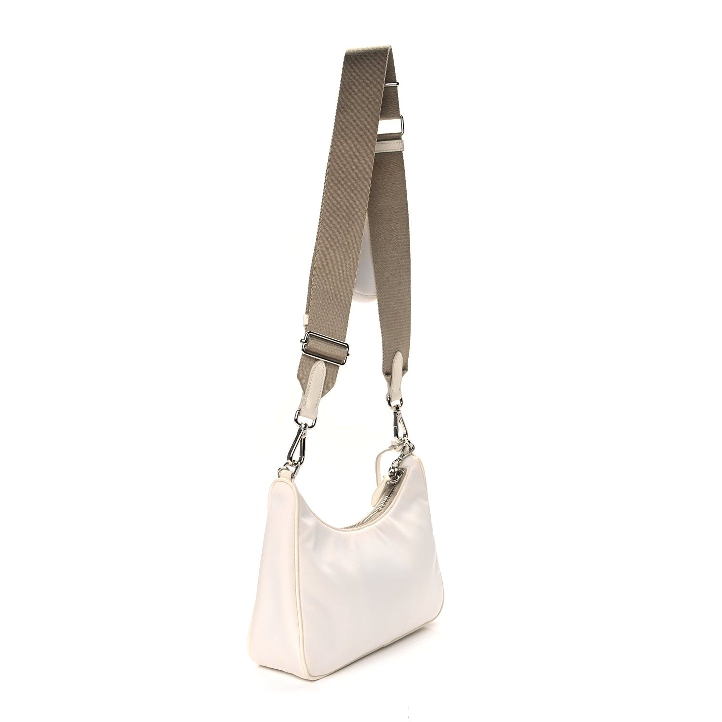 Nylon Re-Edition 2005 Shoulder Bag White