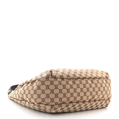 Gucci Monogram Large New Ladies Web Hobo Dark Brown 4 of 10