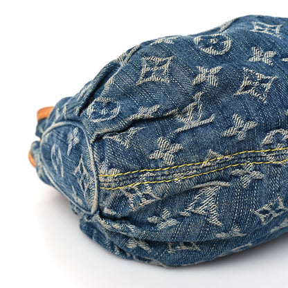 Louis Vuitton Monogram Denim Pleaty Blue 7 of 9