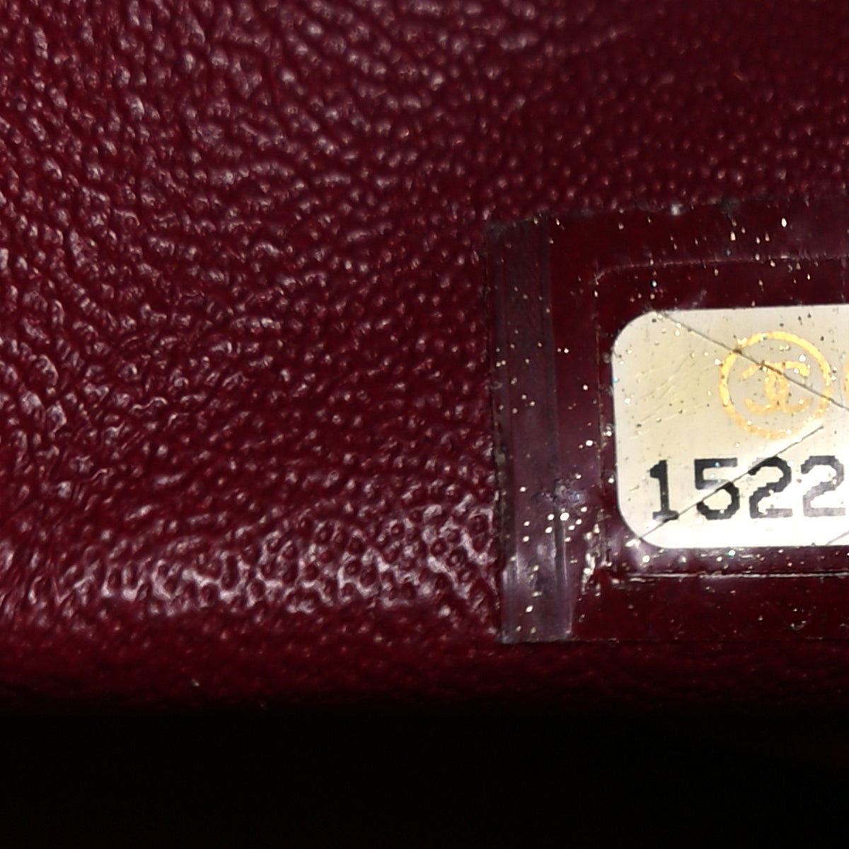 Patent Quilted Maxi Double Flap Red
