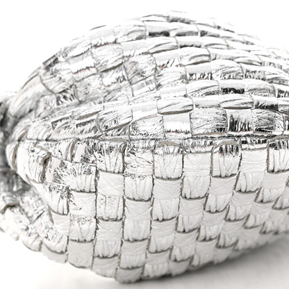 Bottega Veneta Metallic Nappa Intrecciato Mini Jodie Silver 9 of 10