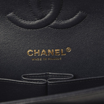 Chanel Caviar Quilted Medium Double Flap Navy 6 of 10