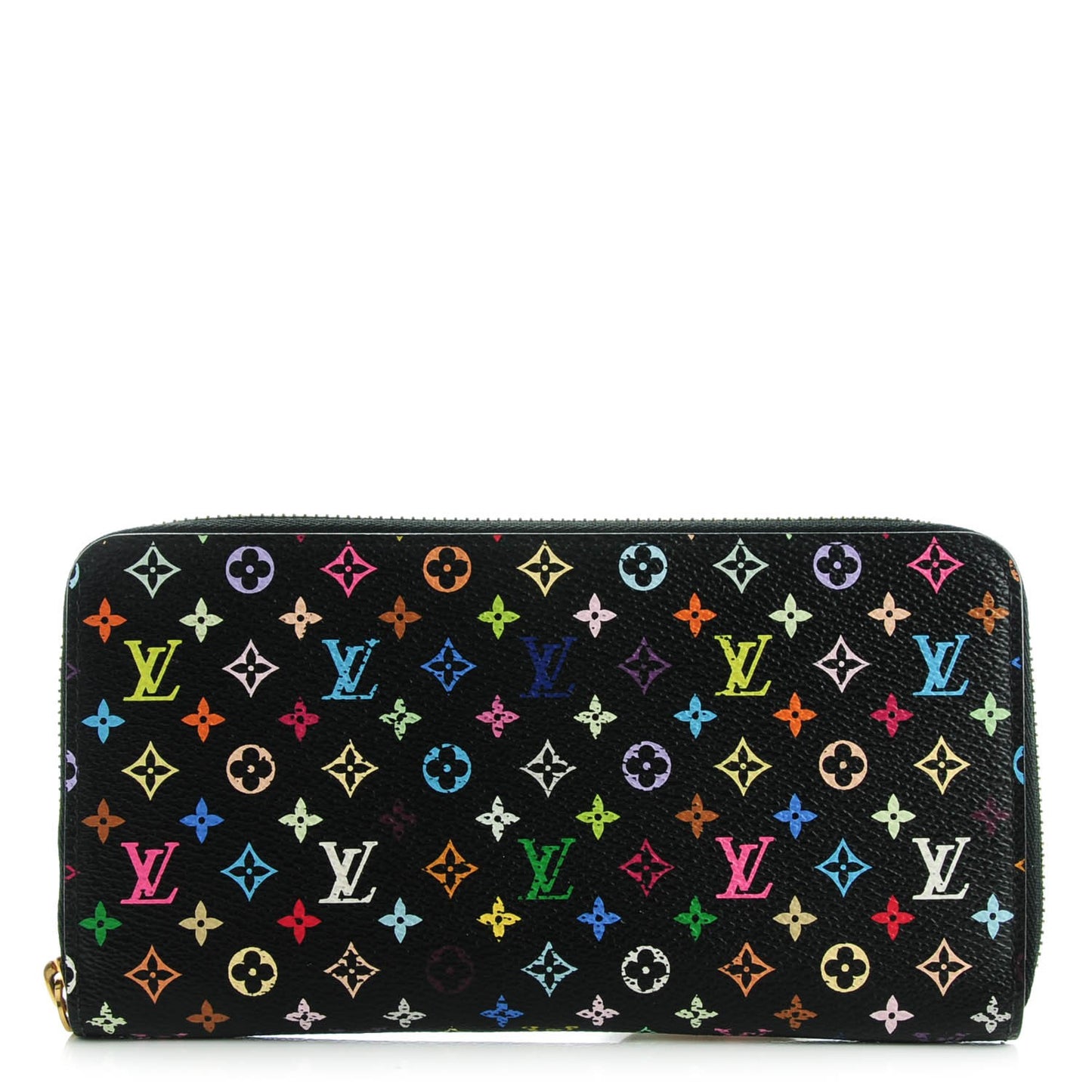 Monogram Multicolor Zippy Wallet Black Grenade