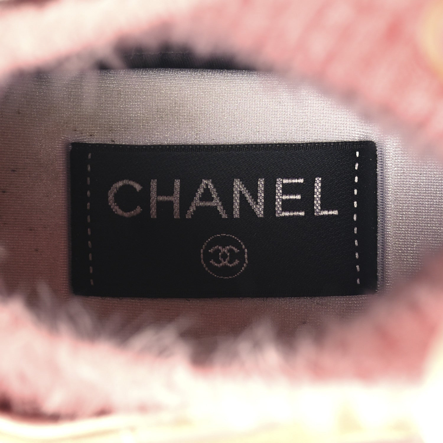 Chanel Suede Calfskin Stretch Fabric CC Sneakers 41 Pink 7 of 7