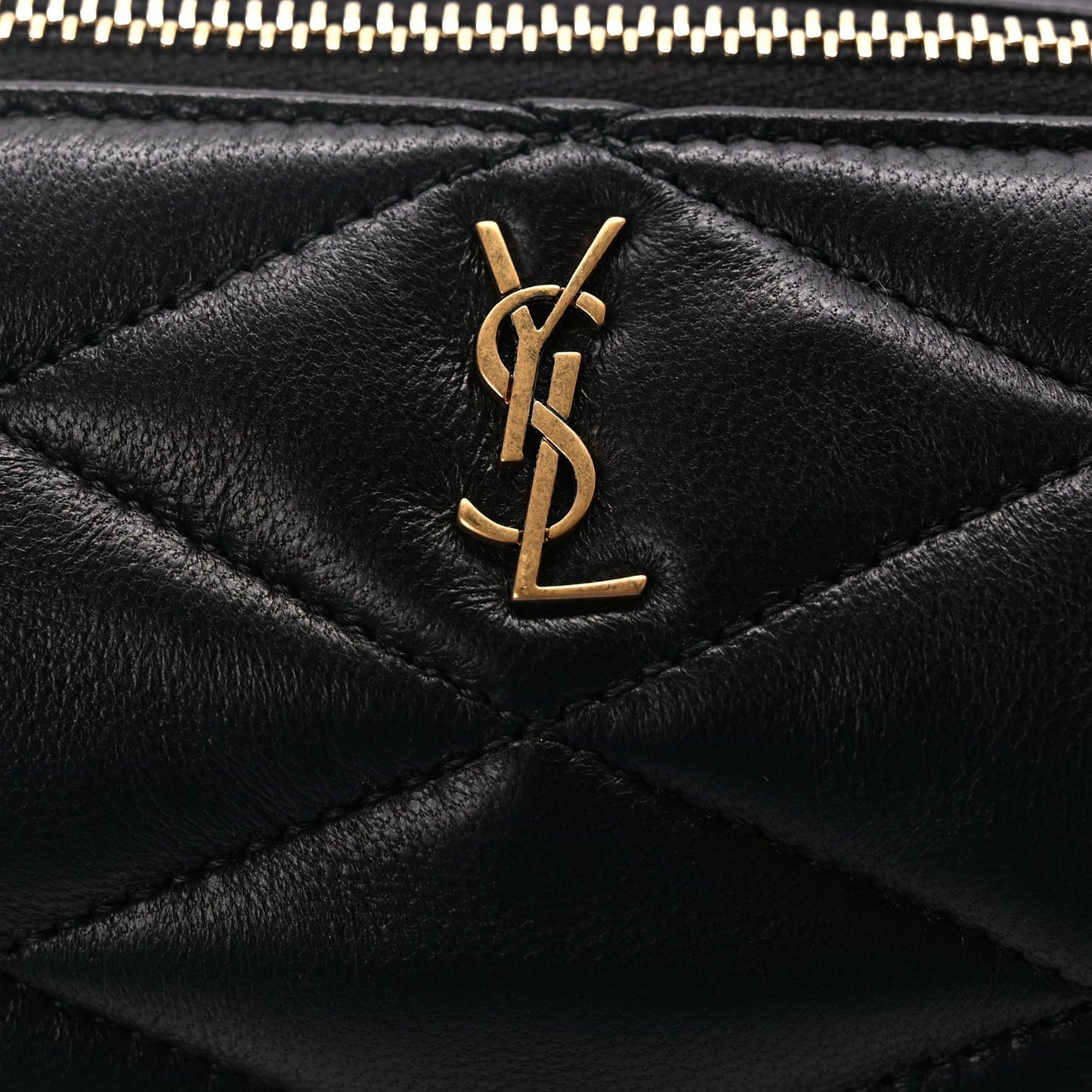 Lambskin Monogram Mini Sade Tube Bag Black