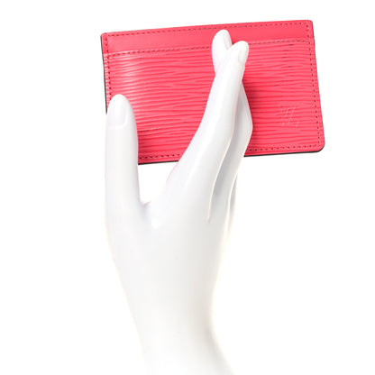 Louis Vuitton Epi Card Holder Dragon Fruit 2 of 7