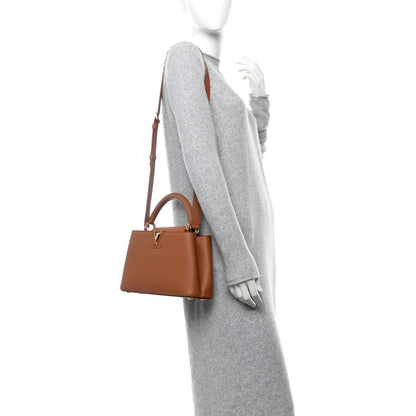 Louis Vuitton Taurillon Capucines BB Tan 3 of 11
