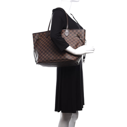 Louis Vuitton Damier Ebene Neverfull MM 2 of 18