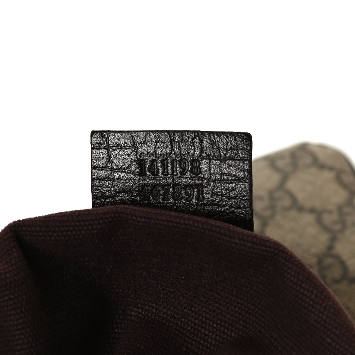 Gucci GG Plus Monogram Medium Flat Messenger Bag Dark Brown 7 of 14