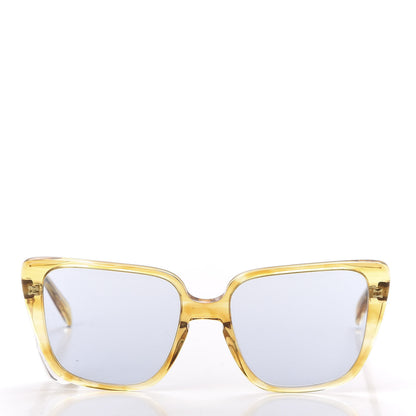 Celine Acetate Cat Eye Sunglasses CL400471 Yellow Blue 2 of 7