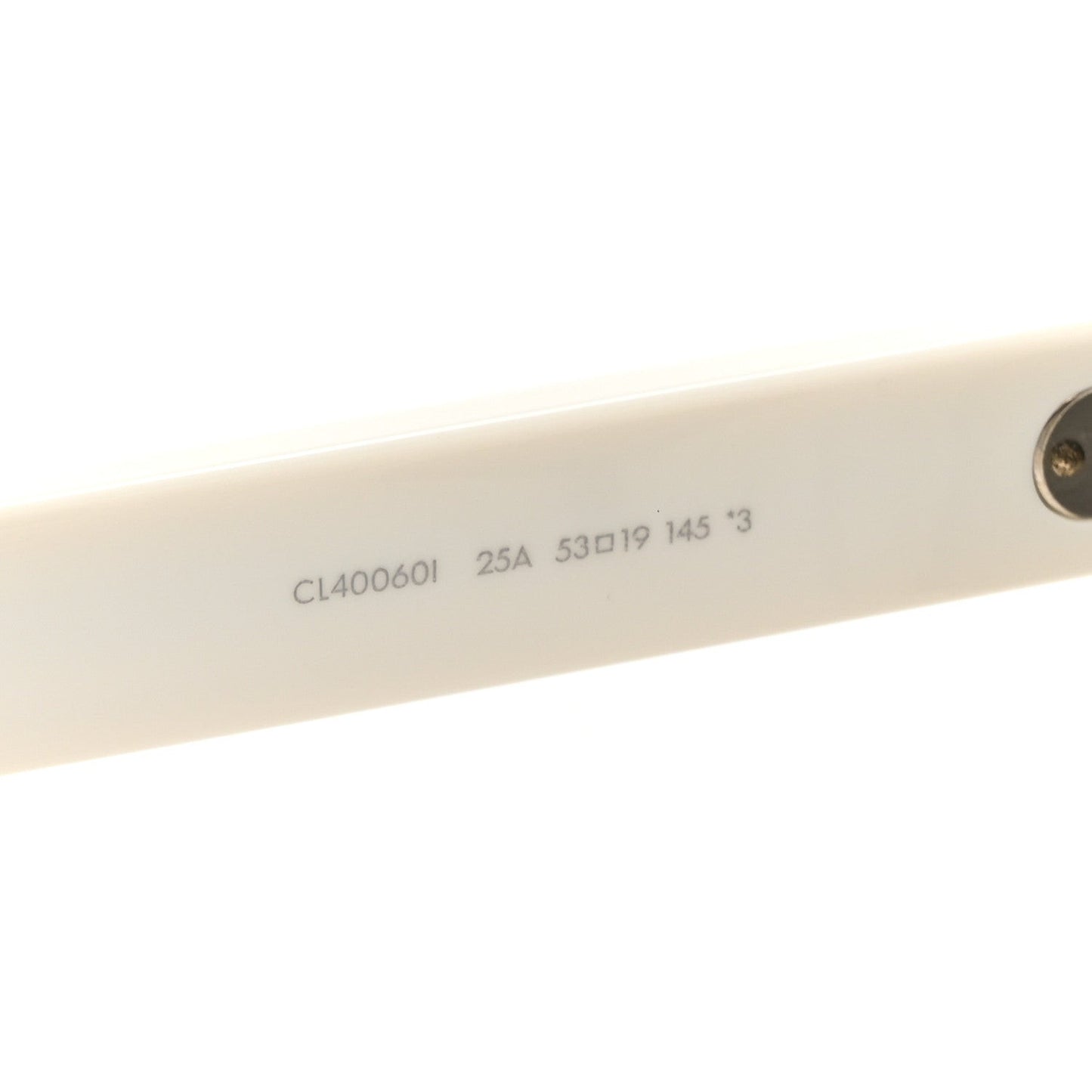 Acetate Polarized Rectangular Sunglasses CL40060I White