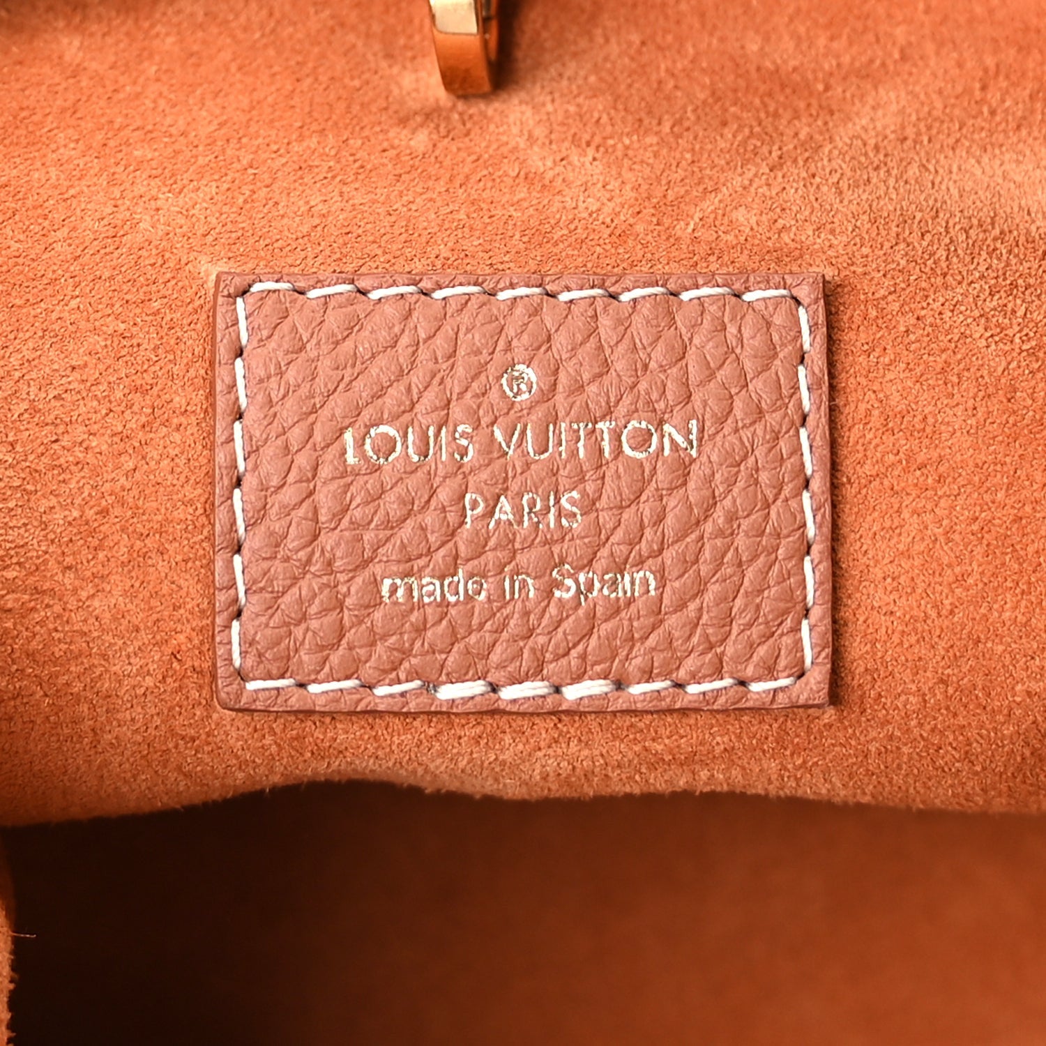 Louis Vuitton Grained Calfskin Low Key Hobo MM Cognac 6 of 9