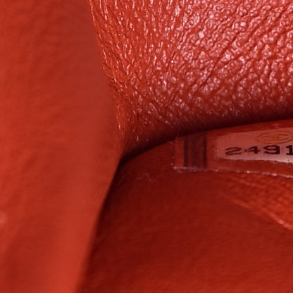 Chanel Caviar Quilted Jumbo Double Flap Orange 7 of 11