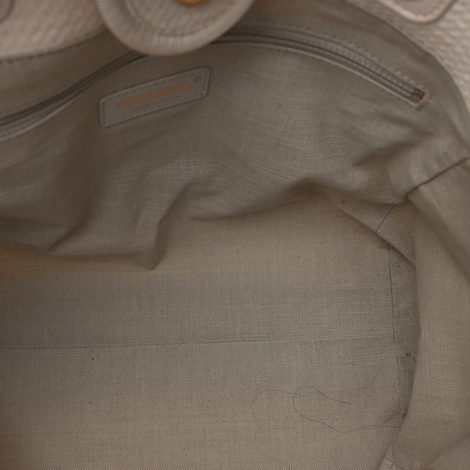 Chanel Mixed Fibers Small Deauville Tote  White 5 of 8