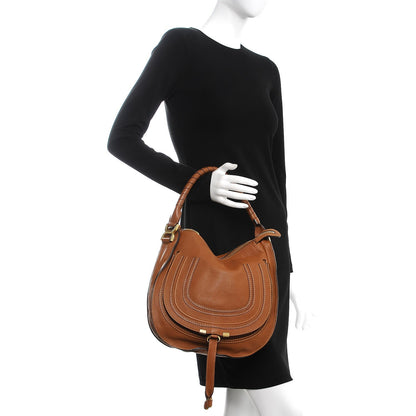 Chloe Calfskin Medium Marcie Hobo Tan 2 of 7