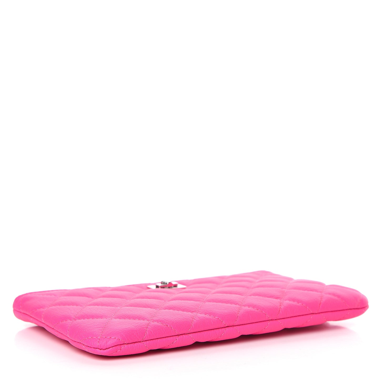 Goatskin Quilted Medium Reissue Cosmetic Case Pink