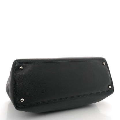 Chanel Calfskin Cerf Executive Shopper Tote Black 3 of 12