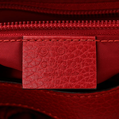 Gucci Nylon Monogram Double Buckle Flap Messenger Bag Vibrant Red 6 of 12