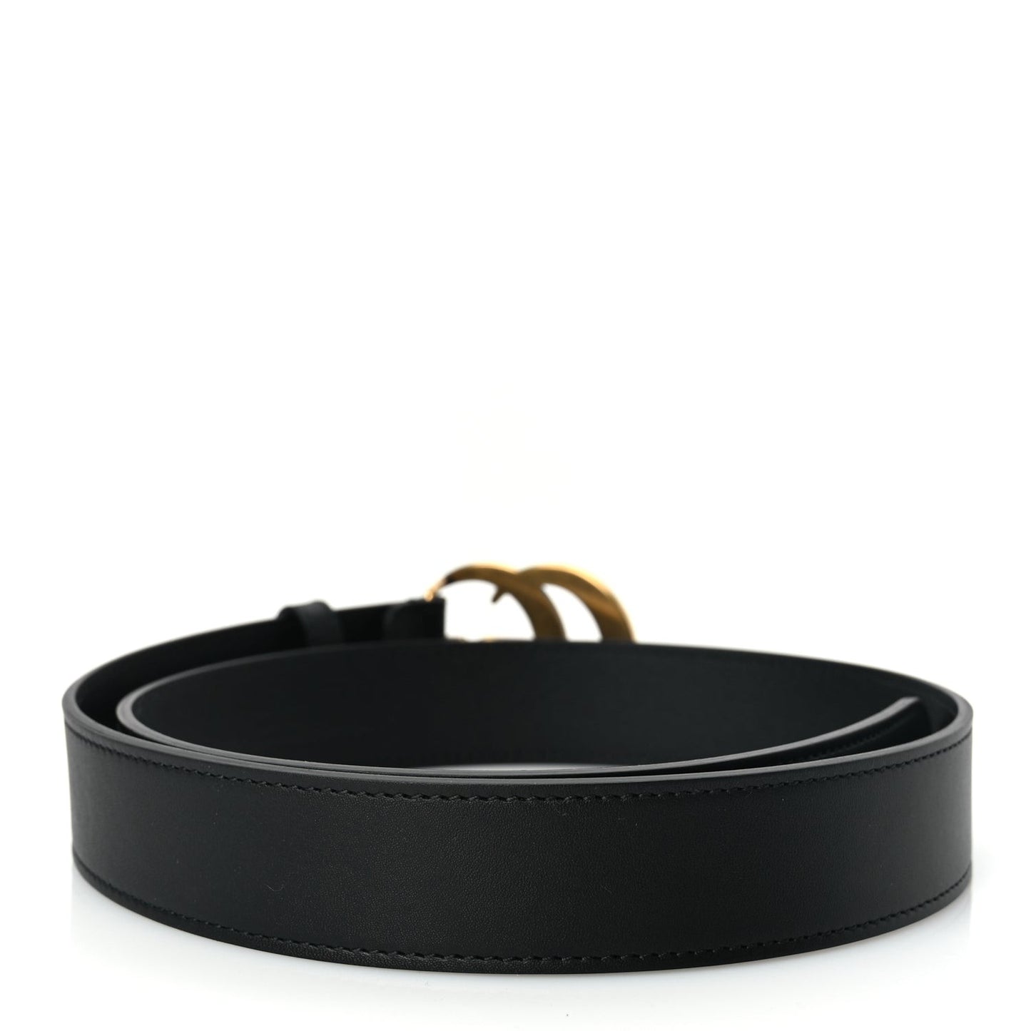 Calfskin Double G 30mm Belt 80 32 Black