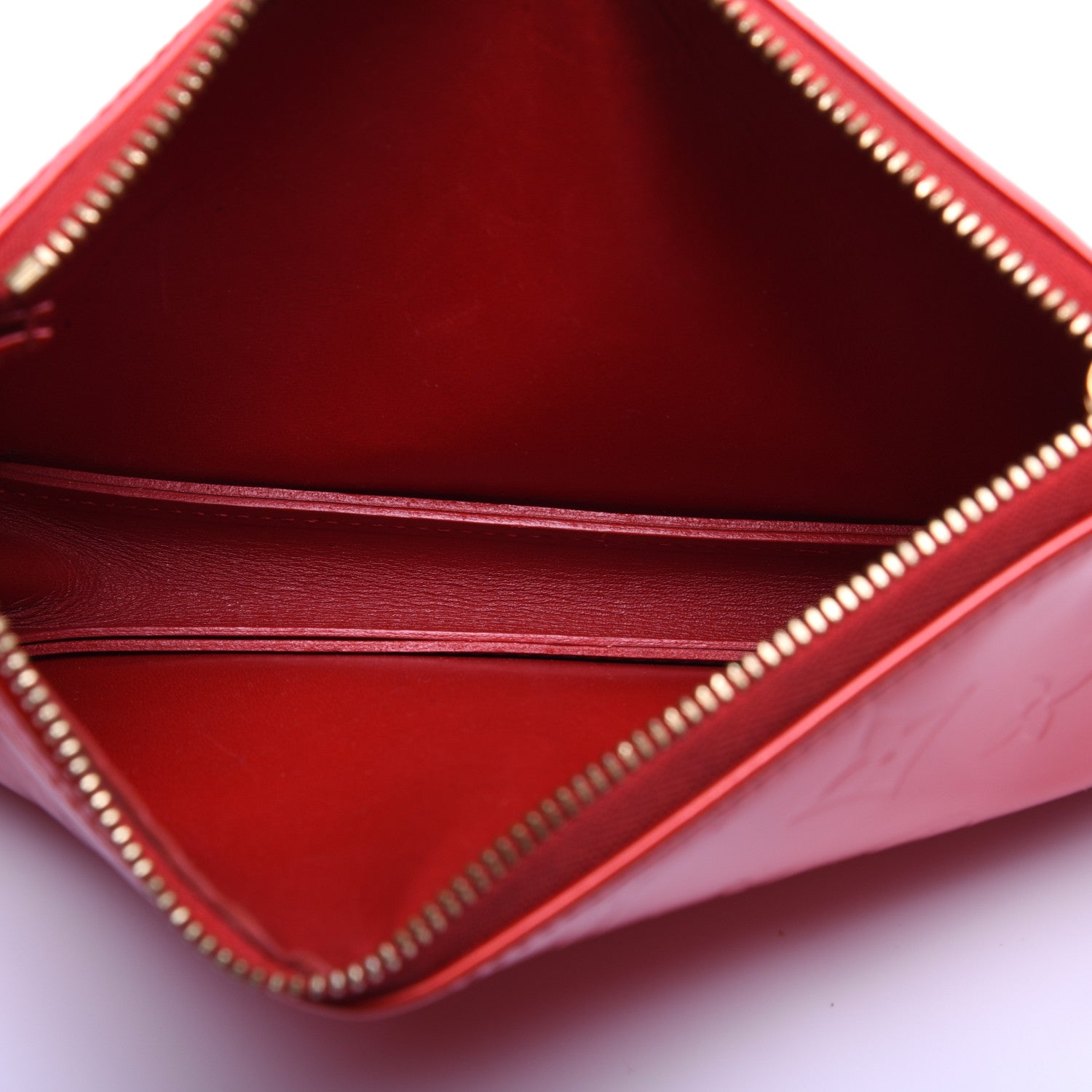 Louis Vuitton Vernis Lexington Pochette Red 5 of 9