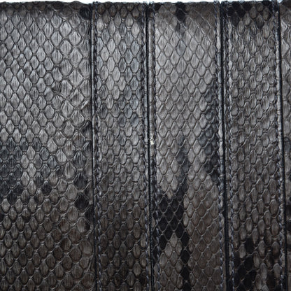 Gucci Python Lucy Folded Clutch Black Grey 9 of 9