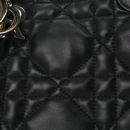 Christian Dior Calfskin Macrocannage Medium Toujours Black 7 of 9