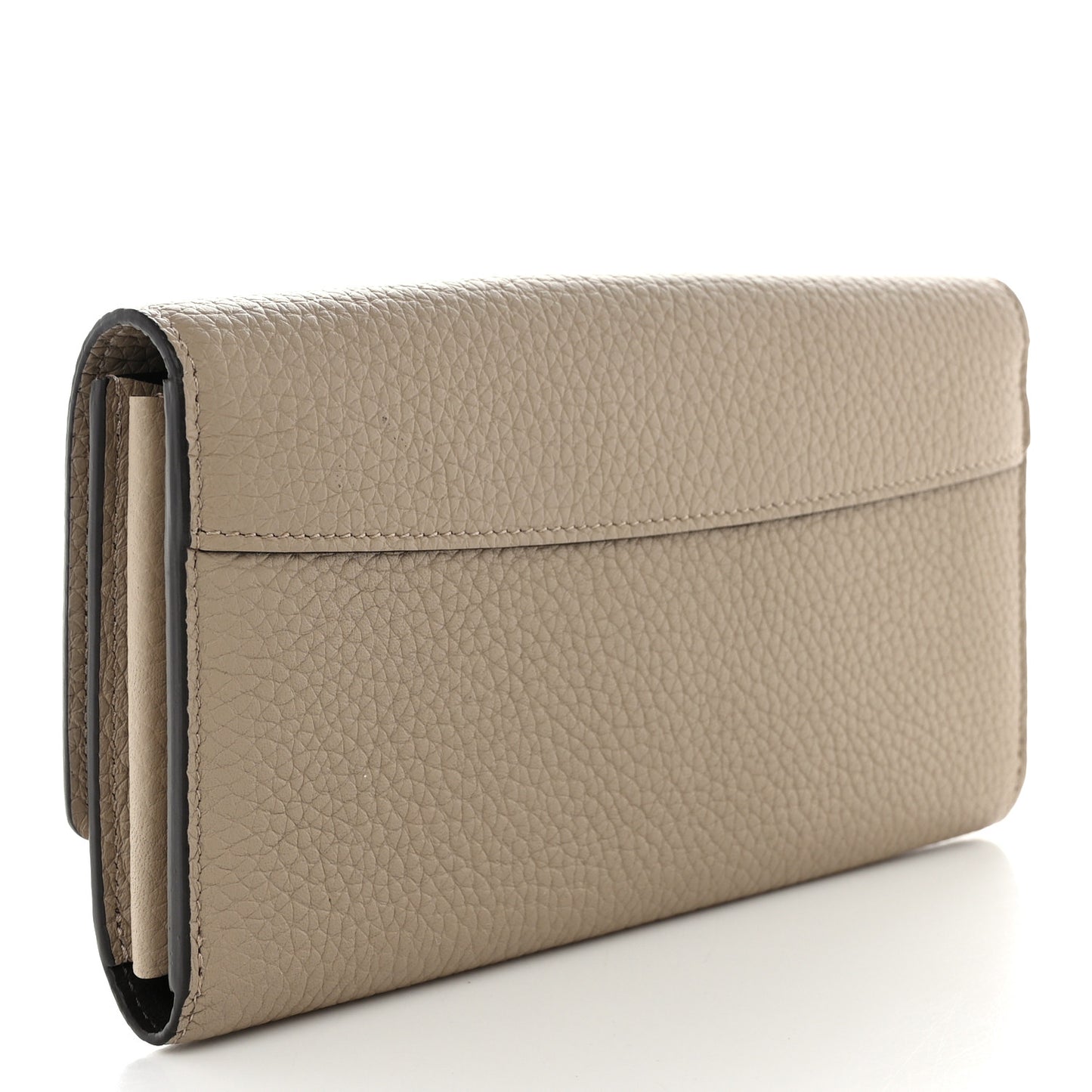 Taurillon Capucines Wallet Galet