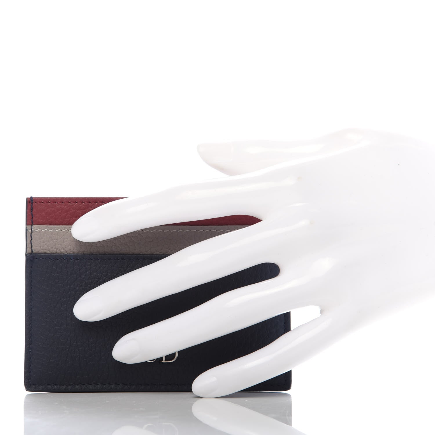 Christian Dior Homme Card Holder Blue Red 2 of 8